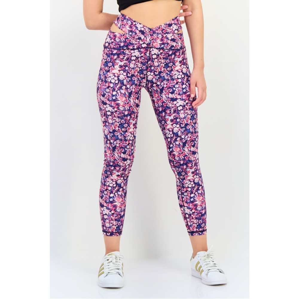 New Aerie Offline Hi Rise Crossover Legging Size XS in Floral